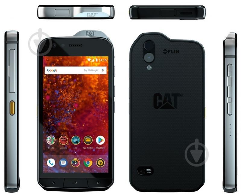 Смартфон CAT S61 DS 4/64GB black (CS61-DAB-ROW-EN) - фото 4