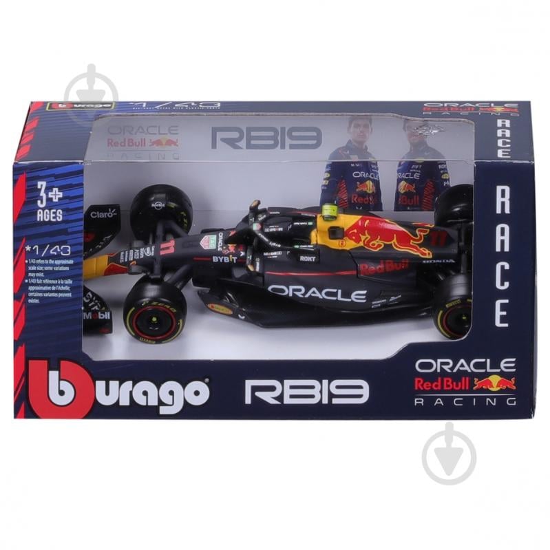 Автомодель Bburago 1:43 Red Bull Racing RB19 (2023) 18-38082 - фото 3