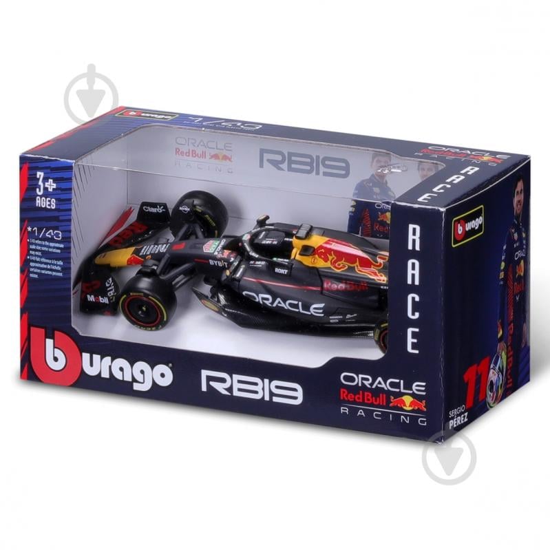 Автомодель Bburago 1:43 Red Bull Racing RB19 (2023) 18-38082 - фото 2