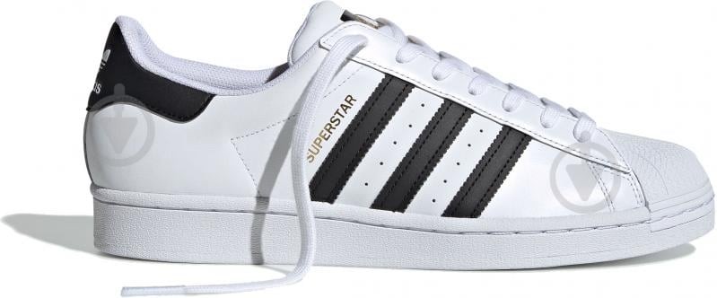 Кросівки чоловічі демісезонні Adidas SUPERSTAR EG4958 р.41 1/3 білі - фото 2