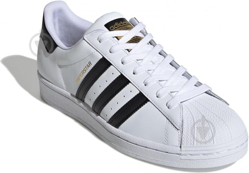 Кросівки чоловічі демісезонні Adidas SUPERSTAR EG4958 р.41 1/3 білі - фото 4