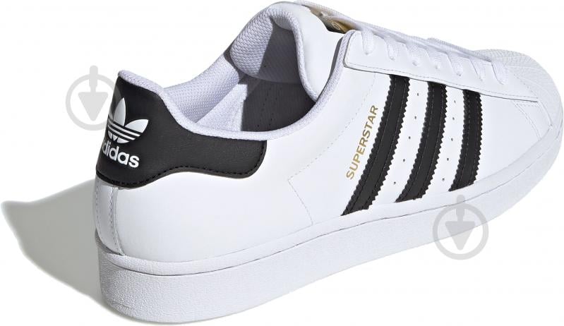 Кросівки чоловічі демісезонні Adidas SUPERSTAR EG4958 р.41 1/3 білі - фото 5