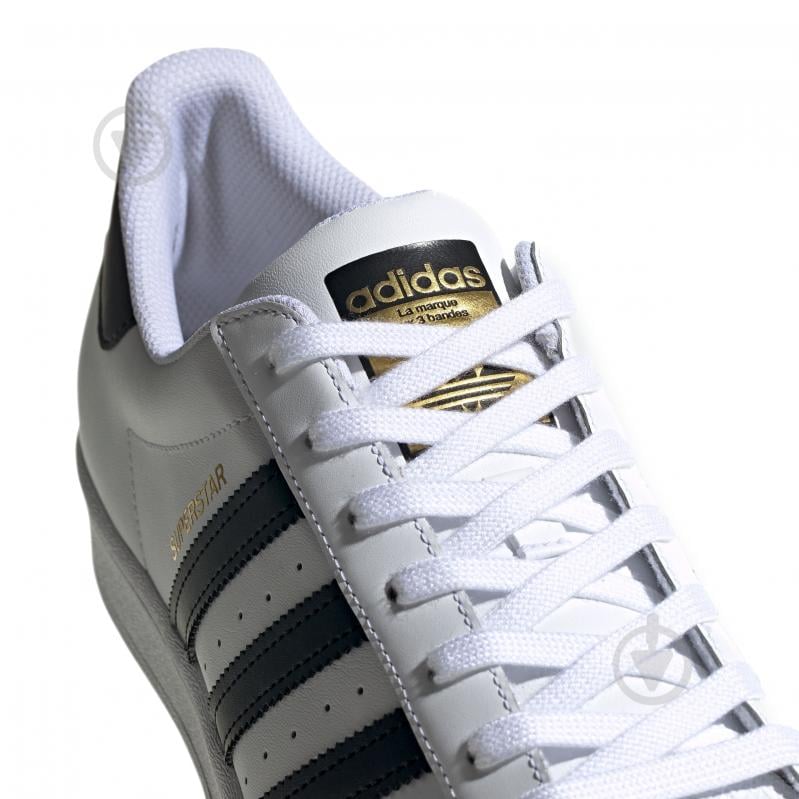 Кросівки чоловічі демісезонні Adidas SUPERSTAR EG4958 р.41 1/3 білі - фото 8