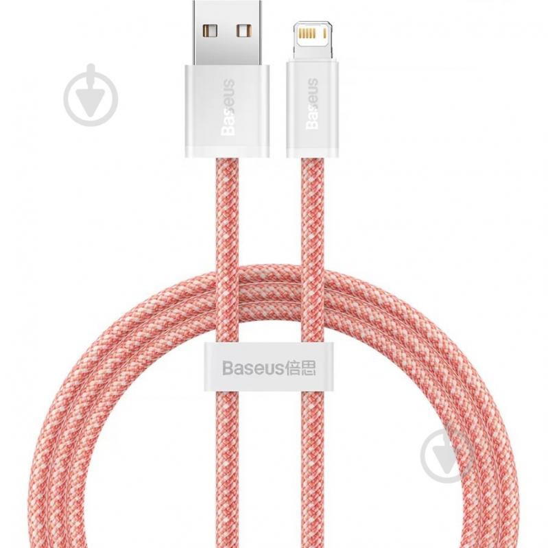 Кабель BASEUS Dynamic Series Fast Charging Data Cable USB to iP 2.4 A 1 м оранжевый (CALD000407) - фото 1
