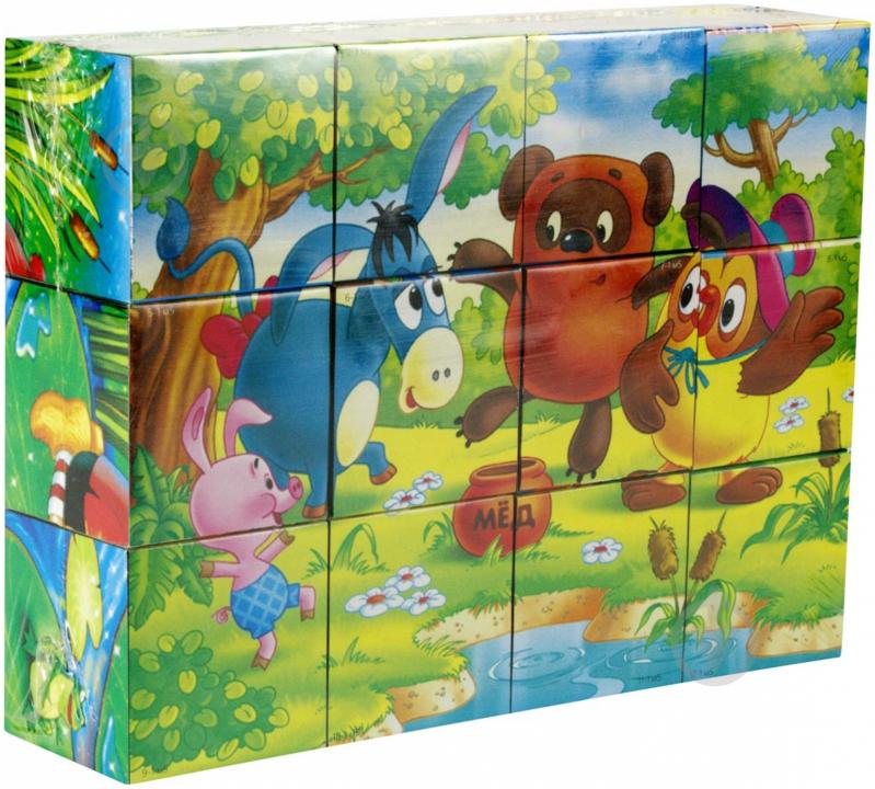 Кубики Родные мультики 12 шт. - фото 1 Кубики Родные мультики 12 шт. - фото 1