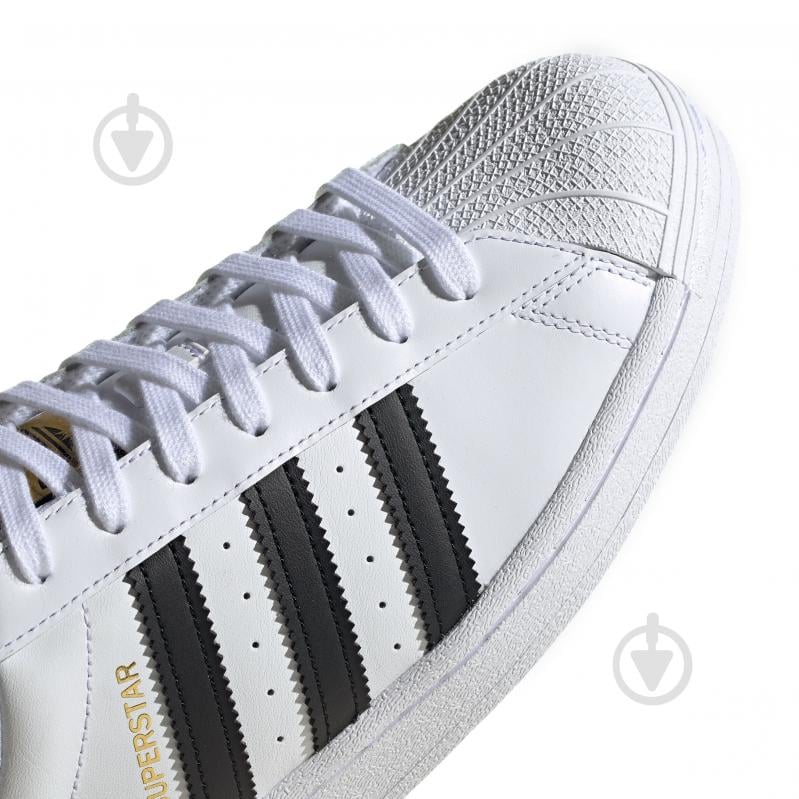 Кроссовки мужские демисезонные Adidas SUPERSTAR EG4958 р.43 1/3 белые - фото 7