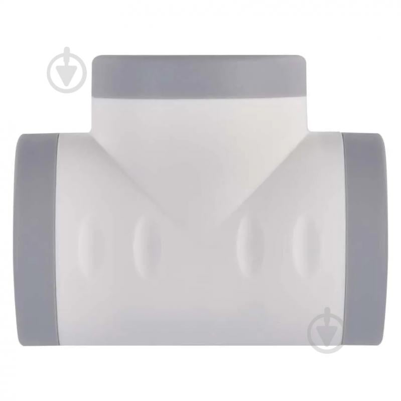 Адаптер-разветвитель Emos сетевой 1xUSB-A 1xUSB-C 2 гн. бело-серый P0077PD - фото 5