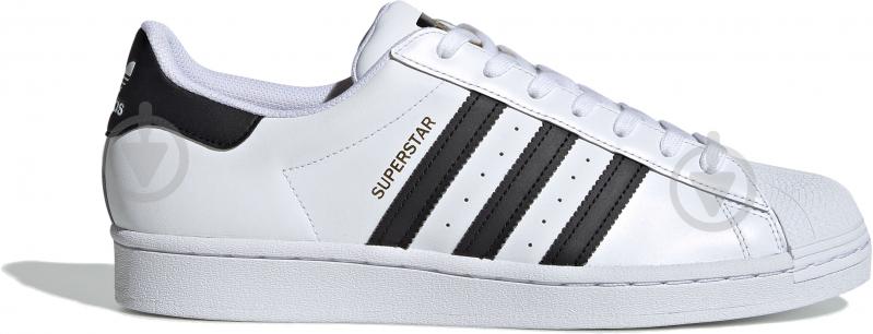 Кроссовки мужские демисезонные Adidas SUPERSTAR EG4958 р.44 2/3 белые - фото 1