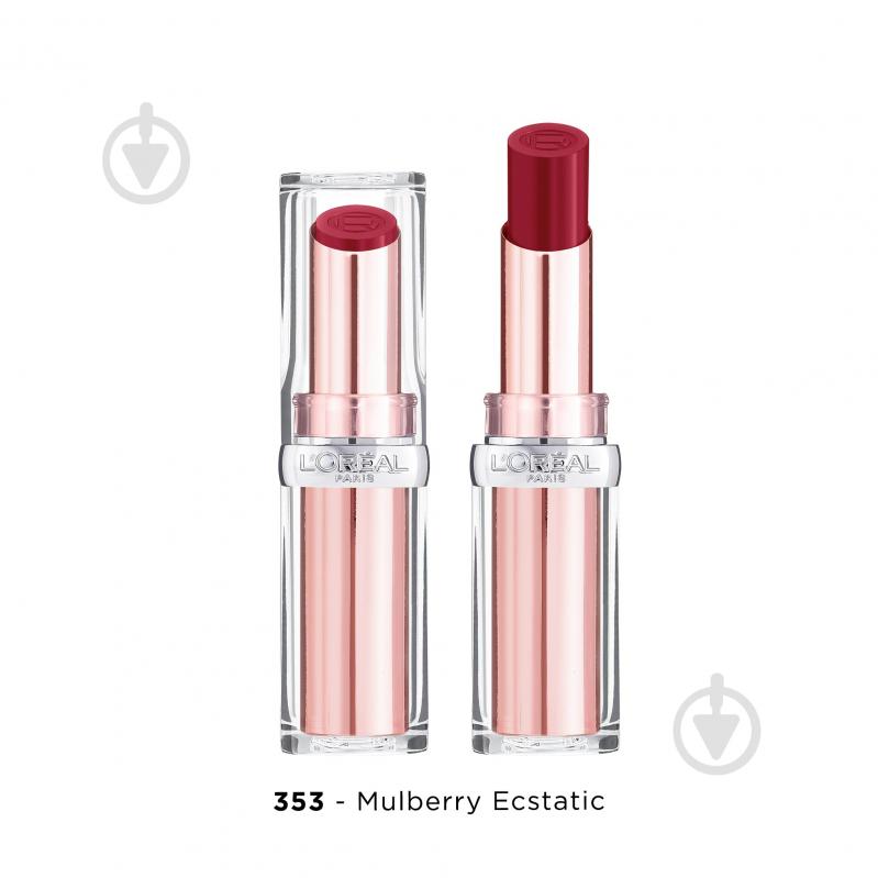 Помада губная L'Oreal Paris Glow Paradise 353 Mulberry Ecstatic 3,8 г - фото 2