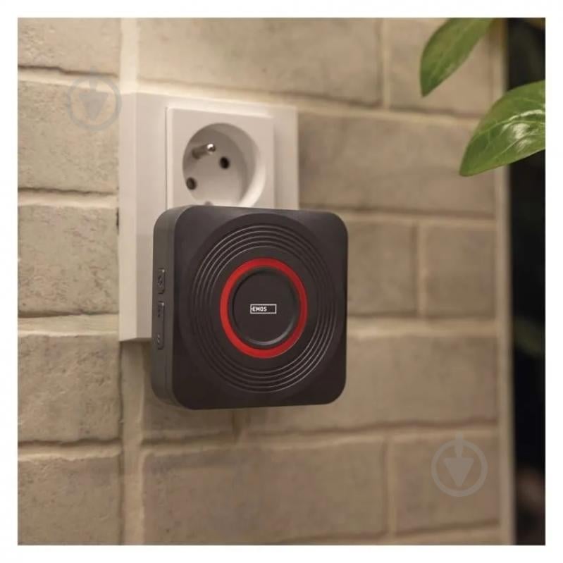 Дзвінок дверний Emos розумний бездротовий Wi-Fi світло-сірий P5735SS - фото 5