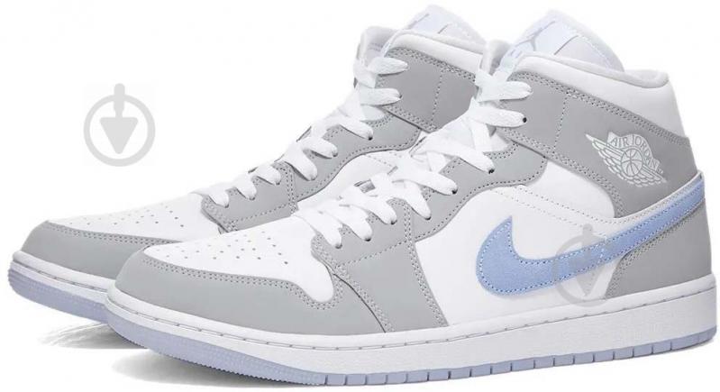 Кроссовки женские Jordan AIR 1 MID BQ6472-105 р.39 бело-серые - фото 2