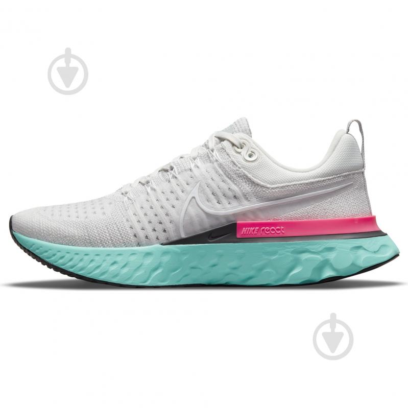 Кросівки чоловічі Nike ReactINFINITY Run Flyknit 2 CT2357-005 р.43 сіро-бірюзові - фото 6
