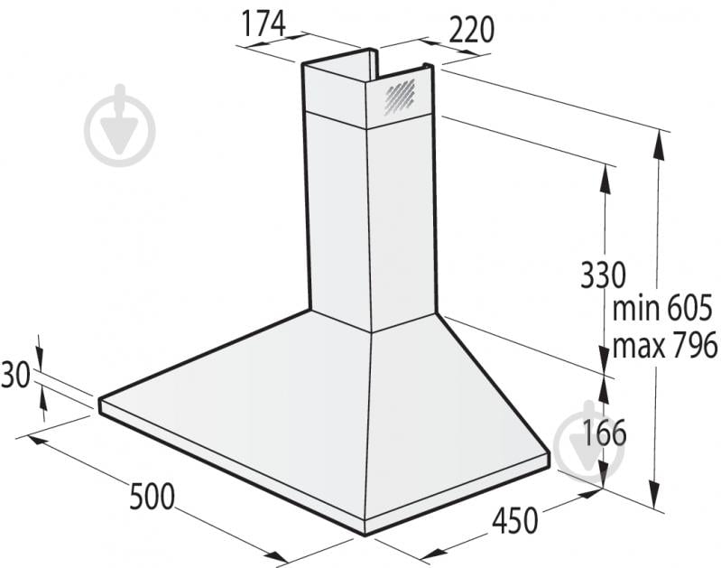 Вытяжка Gorenje WHC529E4X - фото 2