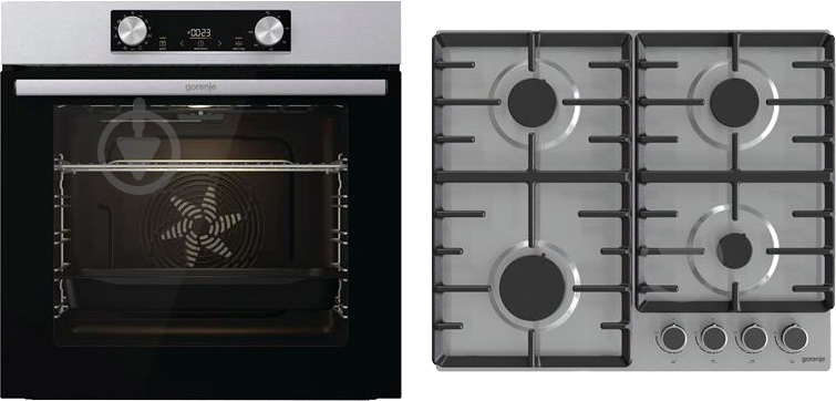 ᐉ Комплект Gorenje (SET_BO6737E02XK_G642ABX) духовка електрична ...