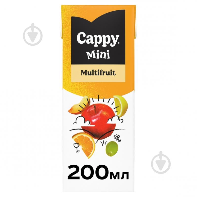Напиток соковый CAPPY Мультифрукт Mini 0,2 л - фото 1 Напиток соковый CAPPY Мультифрукт Mini 0,2 л - фото 1