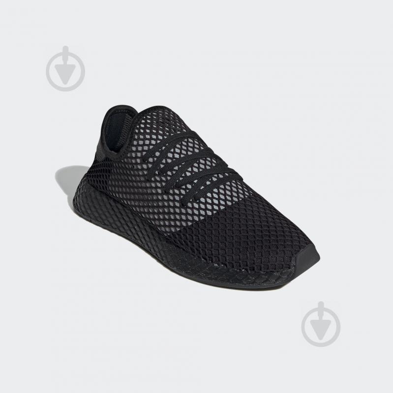 Кроссовки мужские демисезонные Adidas DEERUPT RUNNER EG5355 р.44 черные - фото 4