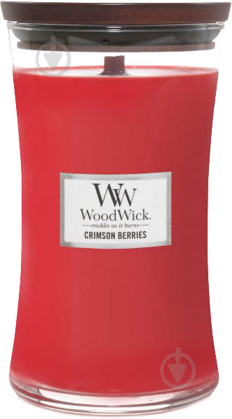 Свеча ароматическая Woodwick Large Crimson Berries 609г - фото 1