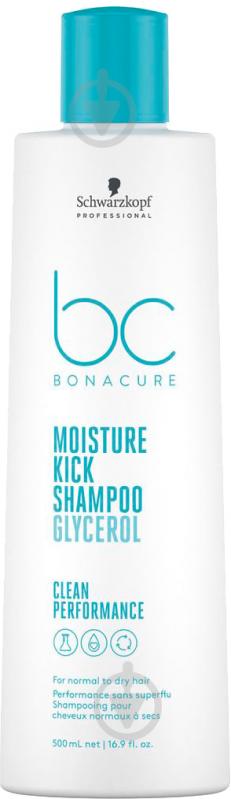 Шампунь BONACURE Moisture Kick для зволоження волосся 250 мл - фото 1