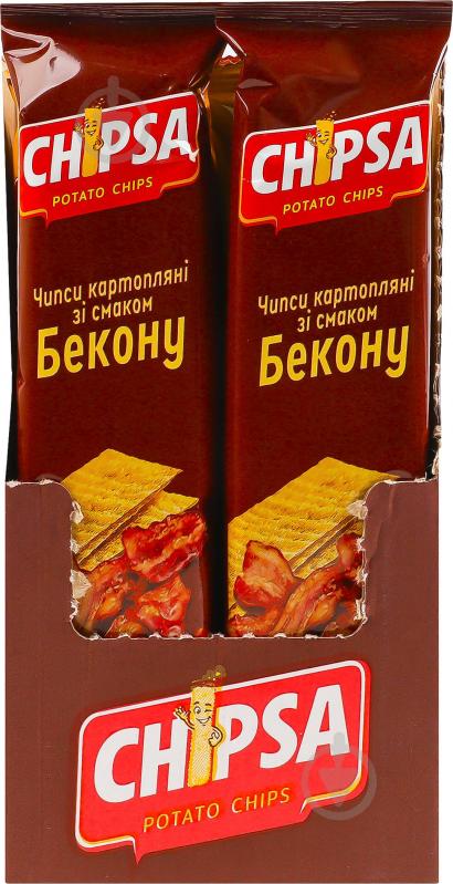 Чипсы Chipsa картофельные со вкусом бекона 55г - фото 3