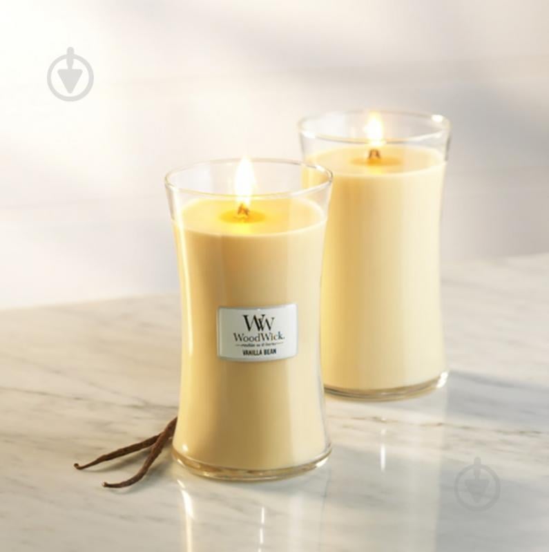 Свеча ароматическая Woodwick Large Vanilla Bean 609г - фото 2