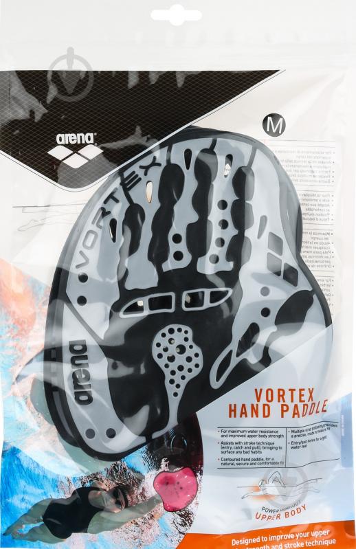 Лопатки для плавания Arena Vortex Evolution Hand Paddle 95232-15 р. M - фото 5