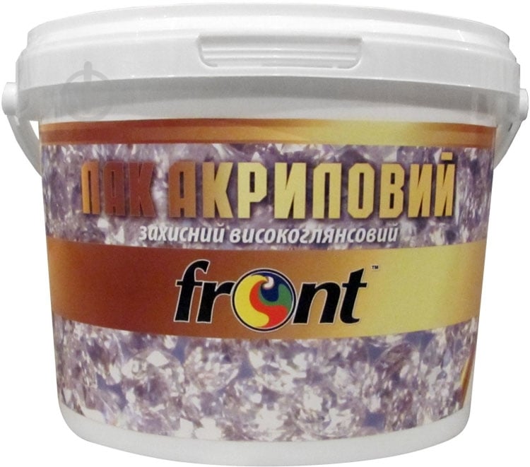Лак захисний Front високий глянець безбарвний 1 л - фото 1