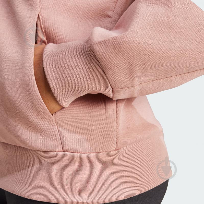 Джемпер Adidas W FI 3S FZ HD JE0177 р.XL коричневий - фото 4