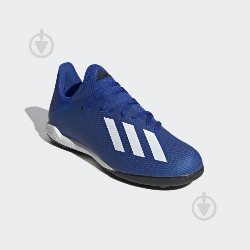 Сороконожки Adidas X 19.3 TF EG7155 р.41 1/3 синий - фото 4