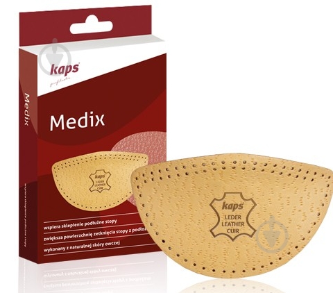 Подпяточник для стоп Medix Kaps р.41-43 коричневый - фото 1