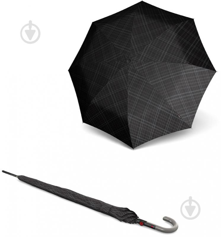 Зонт Knirps T.703 Stick Automatic Black Kn9637031000 - фото 1
