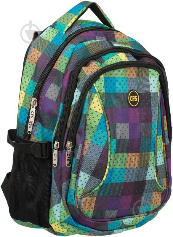 Рюкзак Cool For School Hop клетка 42x30x21 см CF85674 - фото 2