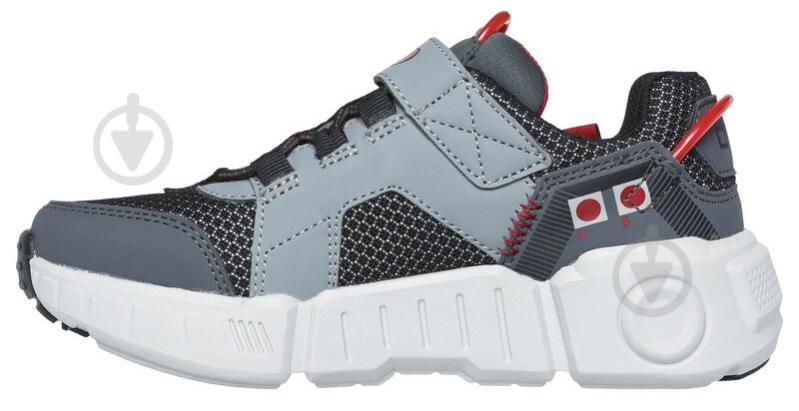 Кросівки дитячі демісезонні Skechers GAMETRONIX 402260L GYMT р.33,5 сірі - фото 2