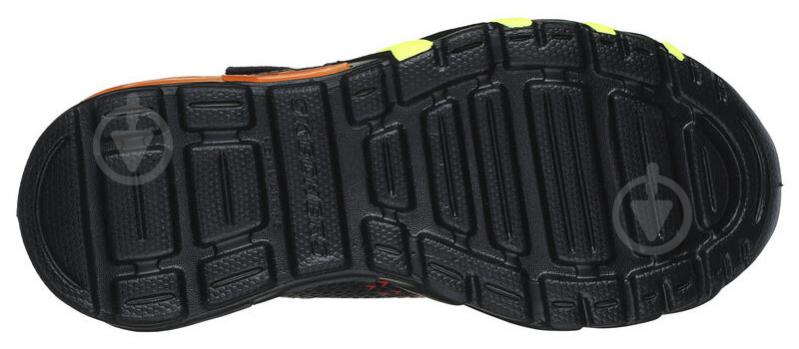 Кроссовки детские демисезонные Skechers FLEX-GLOW BOLT 400138L BKRD р.28,5 черные - фото 5