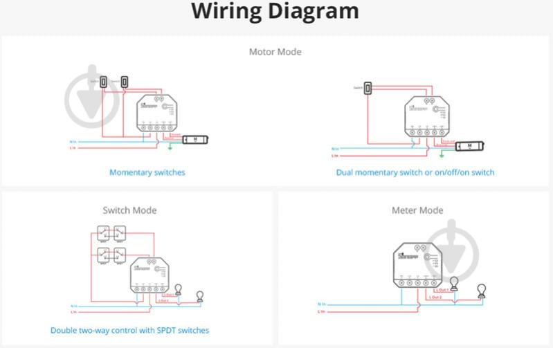 Умное реле-переключатель Sonoff Wi-Fi с двойным реле - фото 4