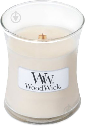 Свеча ароматическая Woodwick Mini Vanilla Bean 85г - фото 3