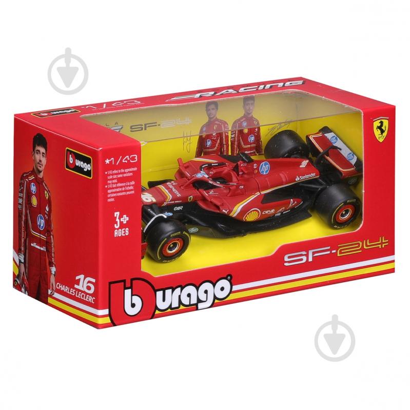 Автомодель Bburago 1:43 Ferrari Racing SF-24 18-36844 - фото 8