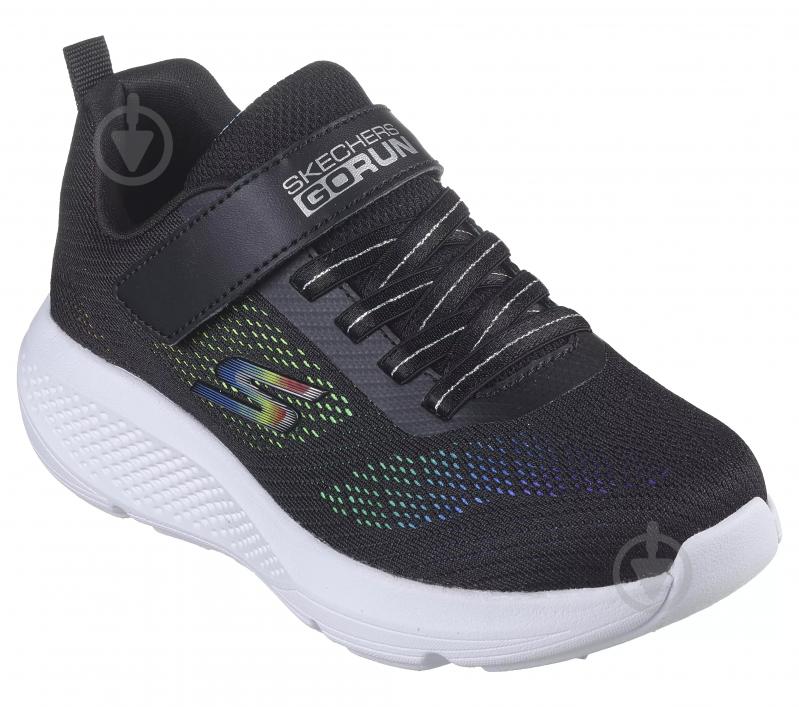 Кроссовки детские летние Skechers GO RUN ELEVATE 303922L BKMT р.34 черные - фото 3