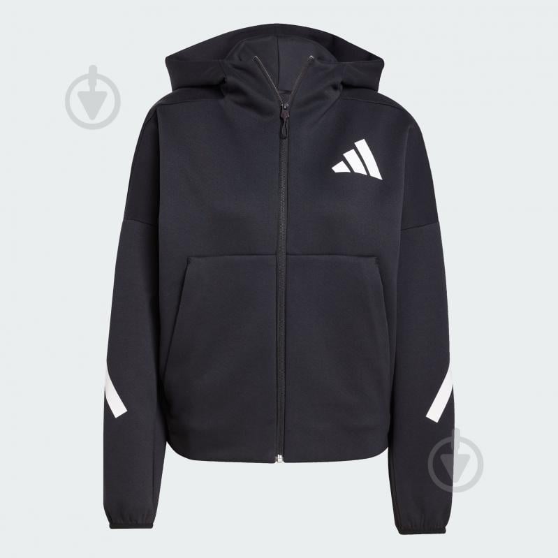 Джемпер Adidas W Z.N.E. FZ JC5392 р.XL черный - фото 7 Джемпер Adidas W Z.N.E. FZ JC5392 р.XL черный - фото 7