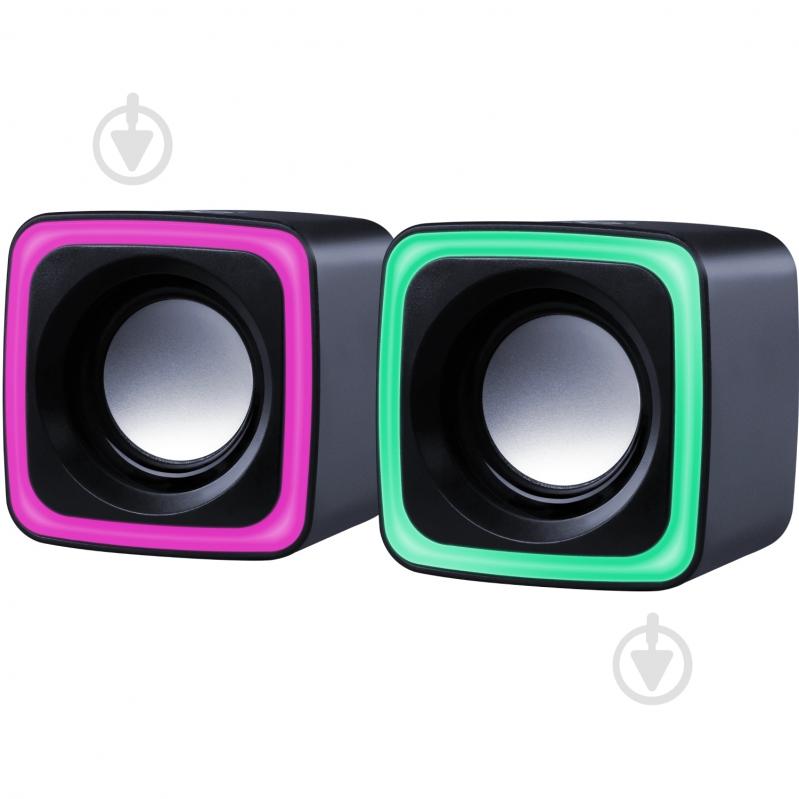 Акустическая система Defender Solar 7 2.0 black 6Вт, RGB подсветка, USB - фото 2
