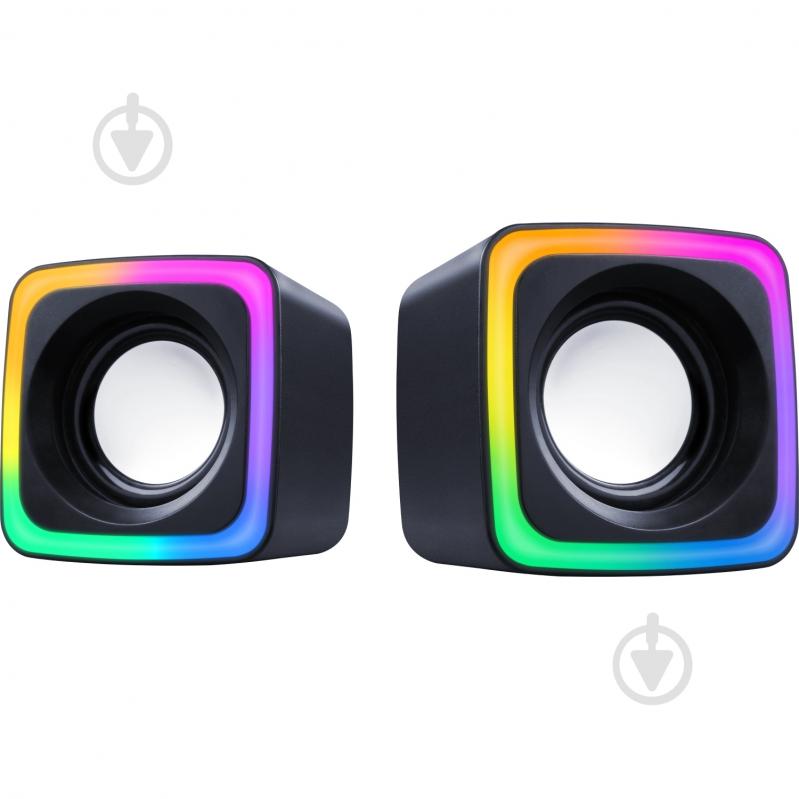 Акустическая система Defender Solar 7 2.0 black 6Вт, RGB подсветка, USB - фото 3