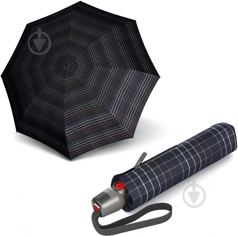 Зонт Knirps T.200 Medium Duomatic Check Black Kn9532005290 - фото 1 Зонт Knirps T.200 Medium Duomatic Check Black Kn9532005290 - фото 1