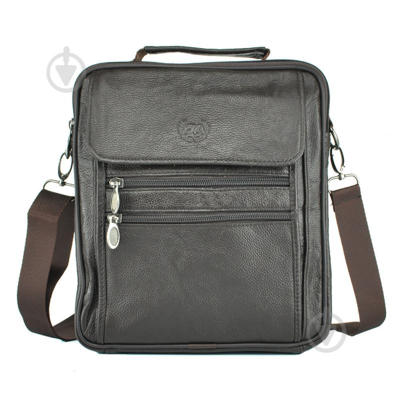 Сумка-мессенджер мужская HD Leather NM24-109C коричневый - фото 1
