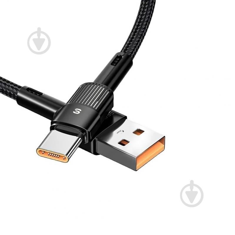 Кабель Essager Star Type-C to USB 7A Cable 3 м чорний (EXCT-XCC01) - фото 1