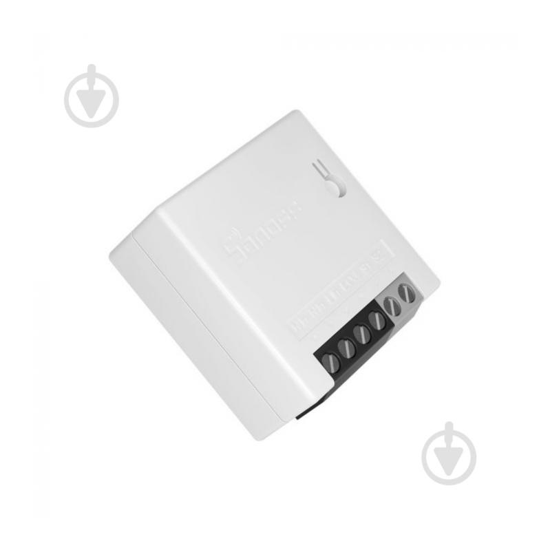 Контроллер умного дома 1-канальный переключатель Sonoff WiFi MINIR2, 2200W белый - фото 2