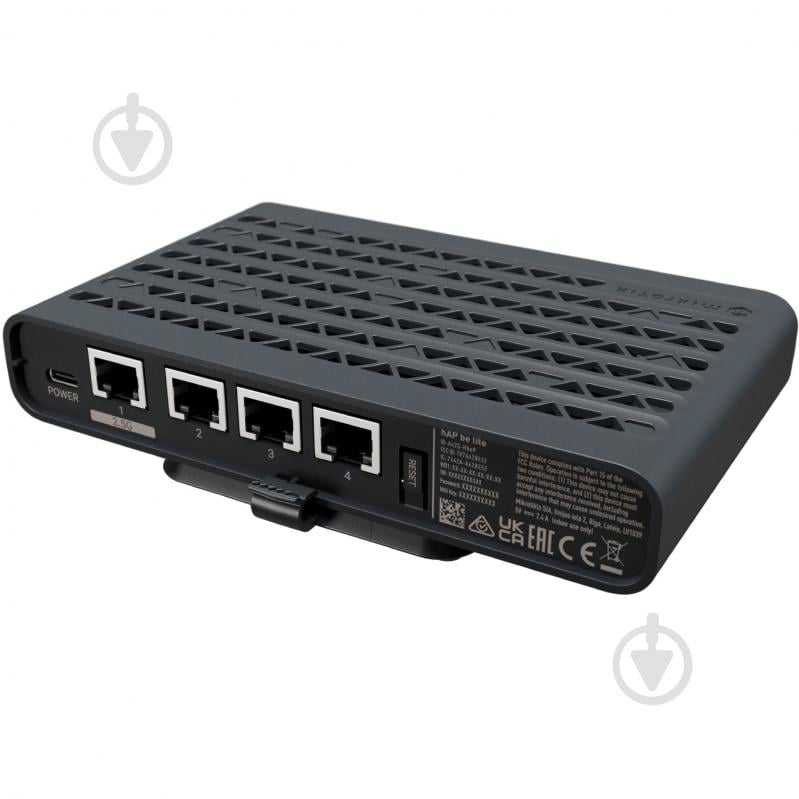 Маршрутизатор Mikrotik hAP be lite (A42G-HbeP) - фото 4 Маршрутизатор Mikrotik hAP be lite (A42G-HbeP) - фото 4