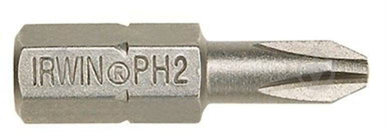 Набор бит Irwin INSERT BIT 1/4"/25MM PZ2 10 шт. - фото 2