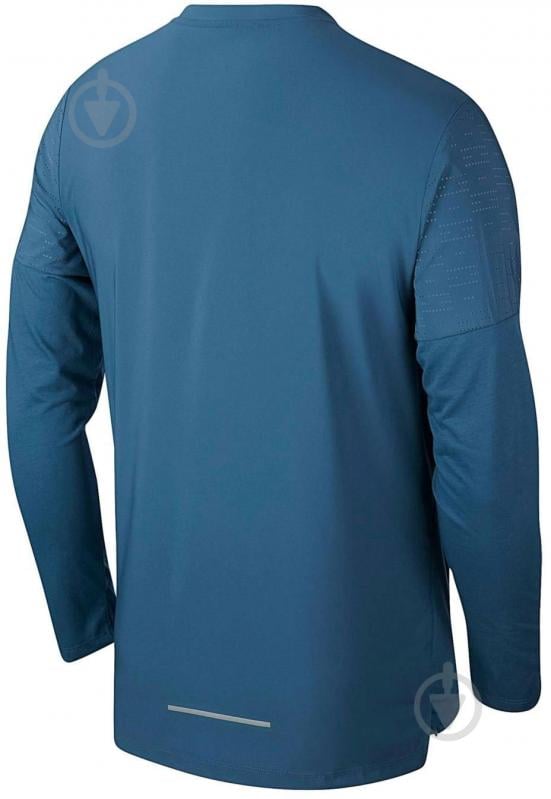 Футболка Nike NK RISE 365 TOP LS HYBRID FF CJ5536-418 р.S синій - фото 2