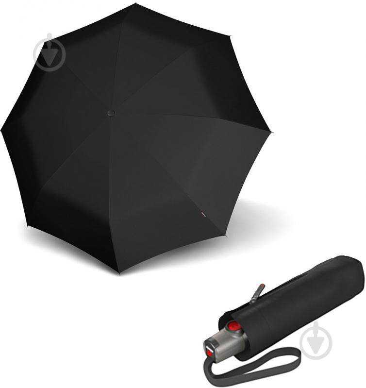 Зонт Knirps T.100 Small Duomatic Black Kn9531001000 - фото 1 Зонт Knirps T.100 Small Duomatic Black Kn9531001000 - фото 1