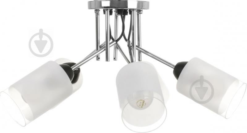 Светильник потолочный Accento lighting ALKK-GH35212-5 5x60 Вт E27 хром - фото 2