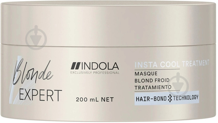 Маска для волосся INDOLA Blonde Expert Care Insta для нейтралізації жовтини та догляду за світлим волоссям 200 мл - фото 1